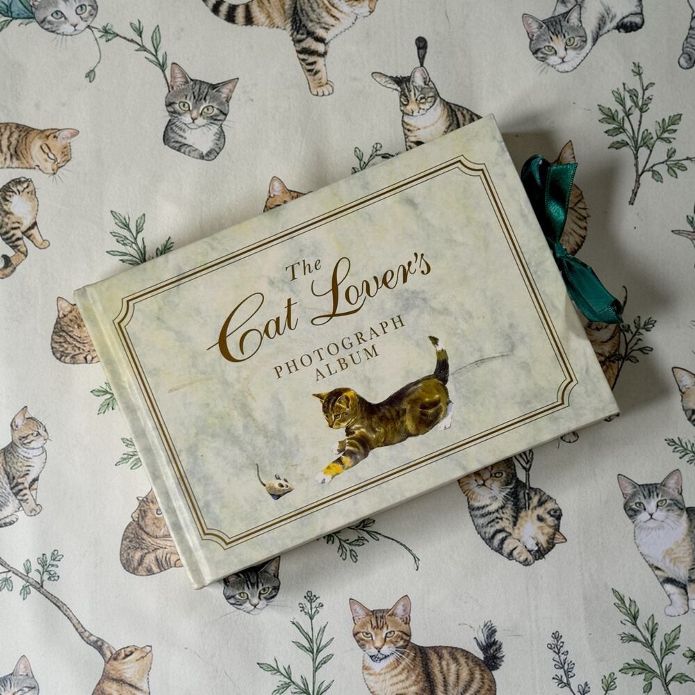 The Cat Lover's Photograph Album Unused Pictures Memories Collectible Book Pets